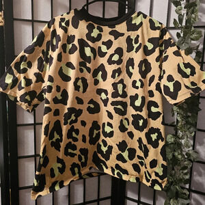 ASOS Leopard Print tee Size 6